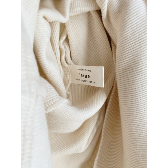 NWOT Botanica Workshop Rhea Rib Dress // Natural Organic Cotton - Picture 10 of 10